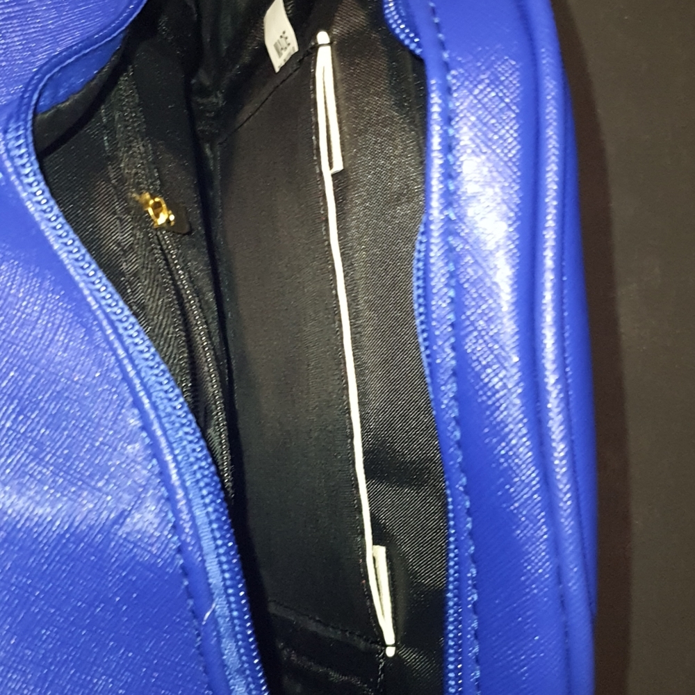 New Blue Backpack Ribbon Purse - Picture 6 of 7